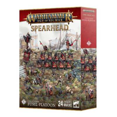 PLOTONE DI FUCILIERI fusil platoon CITIES OF SIGMAR set di 24 miniature SPEARHEAD warhammer AGE OF SIGMAR età 12+