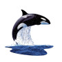PUZZLE SAGOMATO madd capp 48 PEZZI k whale I AM LIL' ORCA età 4+