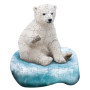 PUZZLE SAGOMATO madd capp 48 PEZZI orso polare I AM LIL' POLAR BEAR età 4+
