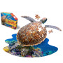 PUZZLE SAGOMATO madd capp 100 PEZZI tartaruga marina I AM LIL' SEA TURTLE età 5+