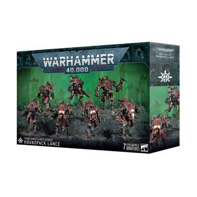 HOUNDPACK LANCE lancia branco di segugi CHAOS KNIGHTS set di miniature WARHAMMER 40K età 12+
