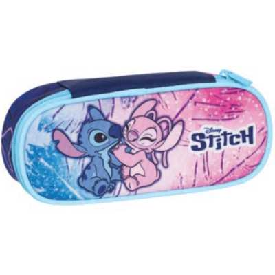 ASTUCCIO bustina ROUND PLUS oval PORTAPENNE seven STITCH lilo & stitch DISNEY