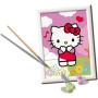 CREART kit artistico HELLO KITTY ravensburger 10 COLORI con cornice PAINT BY NUMBER età 7+