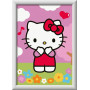 CREART kit artistico HELLO KITTY ravensburger 10 COLORI con cornice PAINT BY NUMBER età 7+