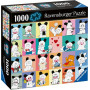 PUZZLE 1000 PEZZI ravensburger HELLO SPANK originale 80'S MANIA