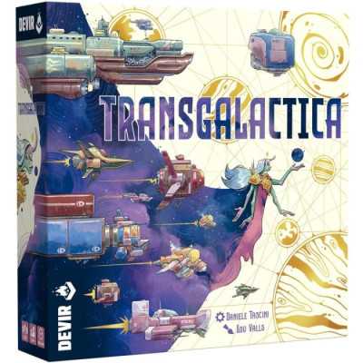 TRANSGALACTICA gioco da tavolo GESTIONALE devir IN ITALIANO età 14+