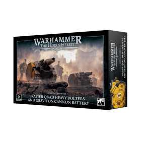 RAPIER QUAD HEAVY BOLTERS AND GAVITATION CANNON BATTERY set di miniature LEGIONES ASTARTES warhammer THE HORUS HERESY età 12+