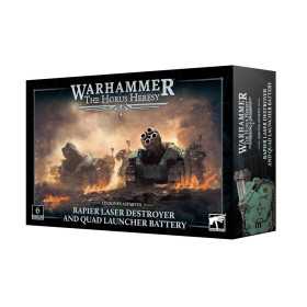RAPIER LASER DESTROYER AND QUAD LAUNCHER BATTERY set di miniature LEGIONES ASTARTES warhammer THE HORUS HERESY età 12+
