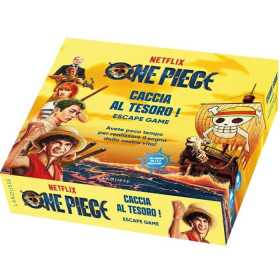 ONE PIECE caccia al tesoro ESCAPE GAME gioco da tavolo INVESTIGAZIONE ms edizioni IN ITALIANO età 14+