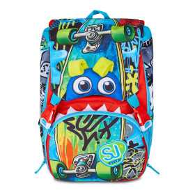 ZAINO sdoppiabile SHARKY SKATE seven BIG scuola SJ GANG estensibile BOY