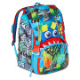 ZAINO sdoppiabile SHARKY SKATE seven BIG scuola SJ GANG estensibile BOY