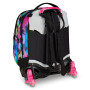 TROLLEY JACK tre ruote 3WD scuola DETACH seven WRITE DOWN VIOLA vol 37 litri ZAINO staccabile 3 IN 1