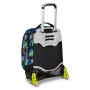 TROLLEY JACK tre ruote 3WD scuola DETACH seven WRITE DOWN GRIGIO BLU VERDE vol 37 litri ZAINO staccabile 3 IN 1