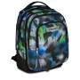 TROLLEY JACK tre ruote 3WD scuola DETACH seven WRITE DOWN GRIGIO BLU VERDE vol 37 litri ZAINO staccabile 3 IN 1
