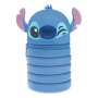 ASTUCCIO ALLUNGABILE estensibile IN SILICONE pencil case STITCH seven AZZURRO
