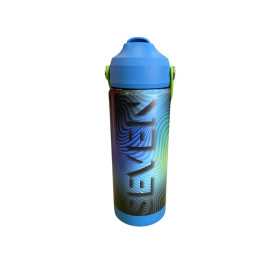 BORRACCIA in acciaio inox 304 VERDE E AZZURRO seven VOL 550ML caldo e freddo TENUTA STAGNA