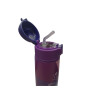 BORRACCIA TERMICA seven INSIDE OUT 2 in acciaio inox CON CANNUCCIA tappo a pulsante CALDO E FREDDO