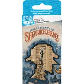 UNLOCK! gioco di carte SHORT ADVENTURES unlock NELLA MENTE DI SHERLOCK HOLMES età 10+