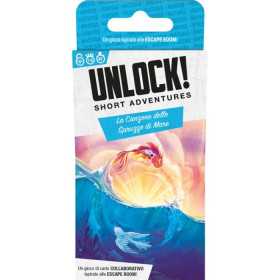UNLOCK! gioco di carte SHORT ADVENTURES unlock LA CANZONE DELLO SPRUZZO DI MARE età 10+