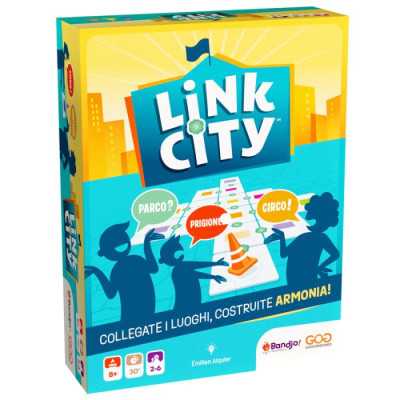 LINK CITY gioco da tavolo IN ITALIANO gateongames PARTY GAME età 8+
