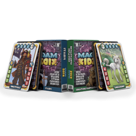 COMBO MAGI KIDZ gioco da tavolo PIRATI + CREATURE FANTASTICHE mazzo di carte IN ITALIANO età 6+