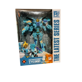 DEFORMATION TYCOON robot MIKADO transformer 5 IN 1 AZZURRO the lastest series CAMOUFLAGE KING KONG