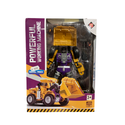 POWERFUL WORKING MACHINE robot SHOVEL TRUCK tranformer MIKADO deformation RUSPA