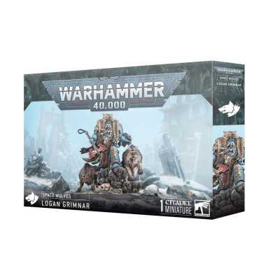 LOGAN GRIMNAR miniatura SPACE WOLVES maestro capitolare WARHAMMER 40K età 12+