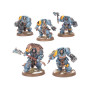 WOLF GUARD TERMINATORS set di miniature SPACE WOLVES guardie del lupo WARHAMMER 40K età 12+
