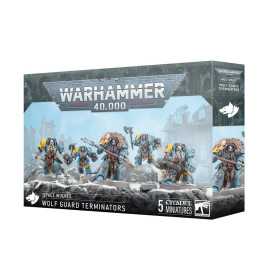 WOLF GUARD TERMINATORS set di miniature SPACE WOLVES guardie del lupo WARHAMMER 40K età 12+