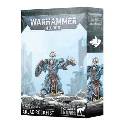 ARJAC ROCKFIST miniatura SPACE WOLVES games workshop WARHAMMER 40K età 12+