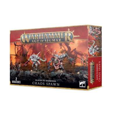 CHAOS SPAWN set di 2 miniature SLAVES TO DARKNESS warhammer AGE OF SIGMAR età 12+
