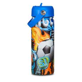 BORRACCIA in acciaio inox SJ GANG seven BOY vol 500 ml CALCIO caldo e freddo