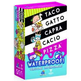 TACO GATTO CAPRA CACIO PIZZA gioco da tavolo WATERPROOF ghenos games IN ITALIANO età 8+