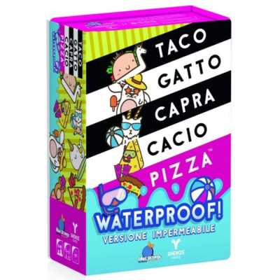 TACO GATTO CAPRA CACIO PIZZA gioco da tavolo WATERPROOF ghenos games IN ITALIANO età 8+