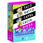 TACO GATTO CAPRA CACIO PIZZA gioco da tavolo WATERPROOF ghenos games IN ITALIANO età 8+