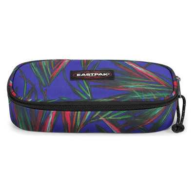 ASTUCCIO eastpak OVAL SINGLE portapenne con zip BRIZE PALM NAVY