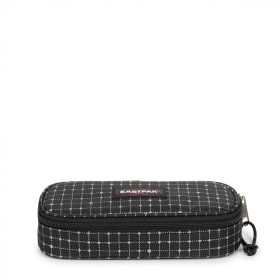ASTUCCIO eastpak OVAL SINGLE portapenne con zip REFLEKS SPACE BLACK nero