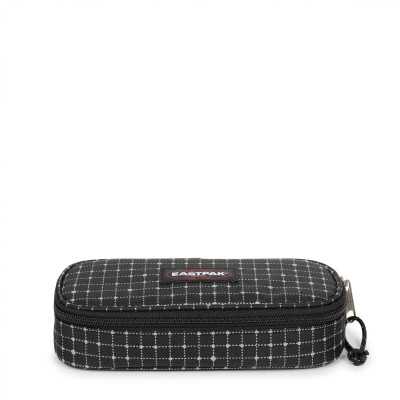 ASTUCCIO eastpak OVAL SINGLE portapenne con zip REFLEKS SPACE BLACK nero
