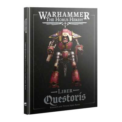 LIBER QUESTORIS manuale KNIGHTS AND TITANS ARMY BOOK warhammer the horus heresy IN INGLESE età 12+