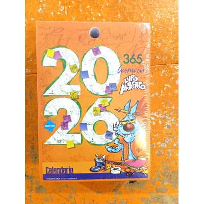 CALENDARIO 2026 LUPO ALBERTO refill per calendario da tavolo