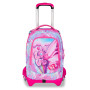 TROLLEY JACK seven PLUSHY RABBIT tre ruote 3WD vol 34 litri SJ GANG scuola ZAINO staccabile 3 IN 1