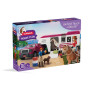 LAKESIDE TRUCK AND TRAILER camion con rimorchio HORSE CLUB cavalli SCHLEICH set 42705 età 5+
