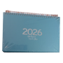 CALENDARIO 2026 da tavolo SPIRALATO biembi BLU un giorno tira l'altro SCRIVANIA planner