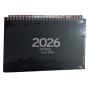 CALENDARIO 2026 da tavolo SPIRALATO biembi NERO un giorno tira l'altro SCRIVANIA planner