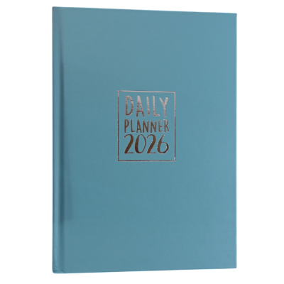 AGENDA 2026 biembi DAILY PLANNER brossura BLU giornaliera DAY