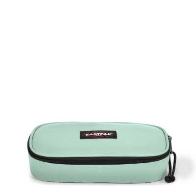 ASTUCCIO eastpak OVAL SINGLE portapenne con zip POLAR BLUE verde acqua