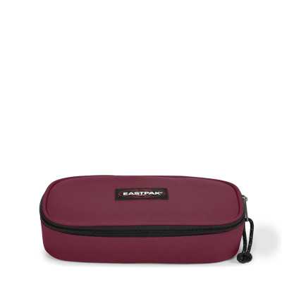 ASTUCCIO eastpak OVAL SINGLE portapenne con zip MAROON BURGUNDY