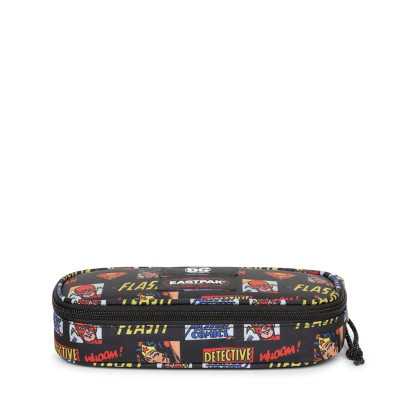 ASTUCCIO eastpak OVAL SINGLE portapenne con zip DC ICONS nero