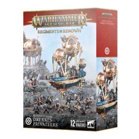 DREKKI'S PRIVATEERS corsari di drekki REGIMENTS OF RENOWN reggimento famoso KHARADRON OVERLORDS warhammer AGE OF SIGMAR età 12+